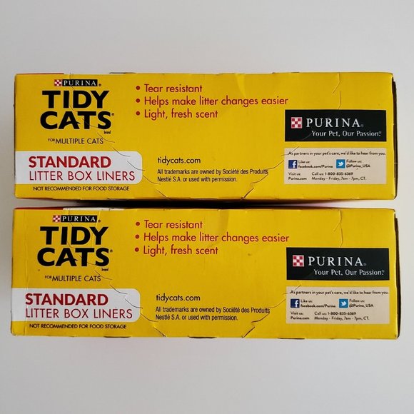 Purina Tidy Cats for Multiple Cats Litter Box Liners | 1 Box | 12 Ct./Box - Picture 3 of 3